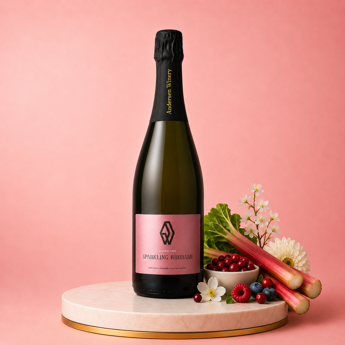 Andersen Winery - Sparkling Rhubarb 0.0%