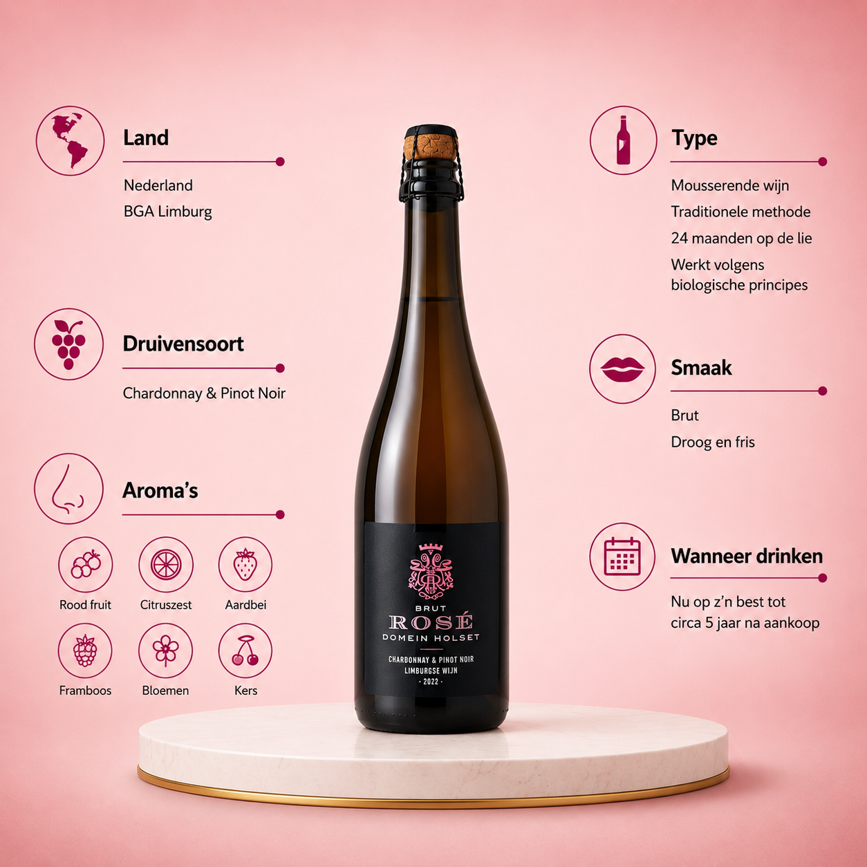 Domein Holset – Rosé Brut