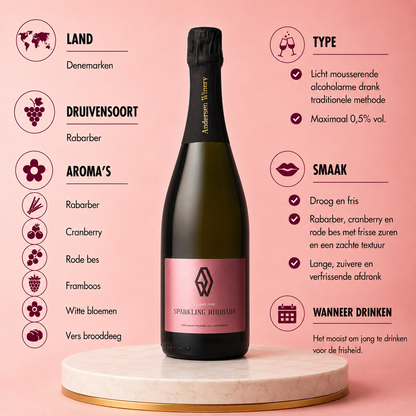 Andersen Winery - Sparkling Rhubarb 0.0%