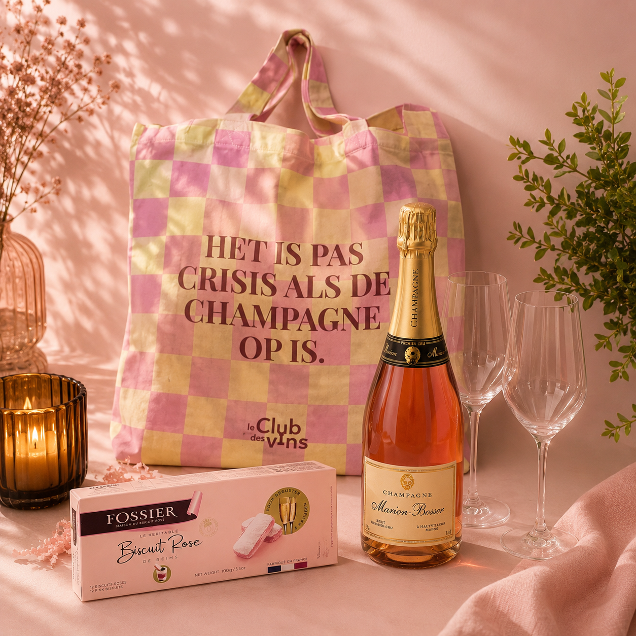 Champagne Tas Gevuld