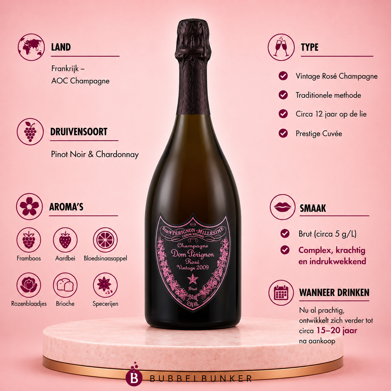 Dom Pérignon - Rosé Vintage 2009