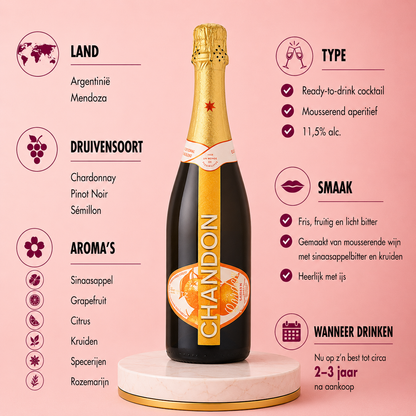 Chandon - Garden Spritz (+ gratis gedroogde sinaasappelschijfjes)