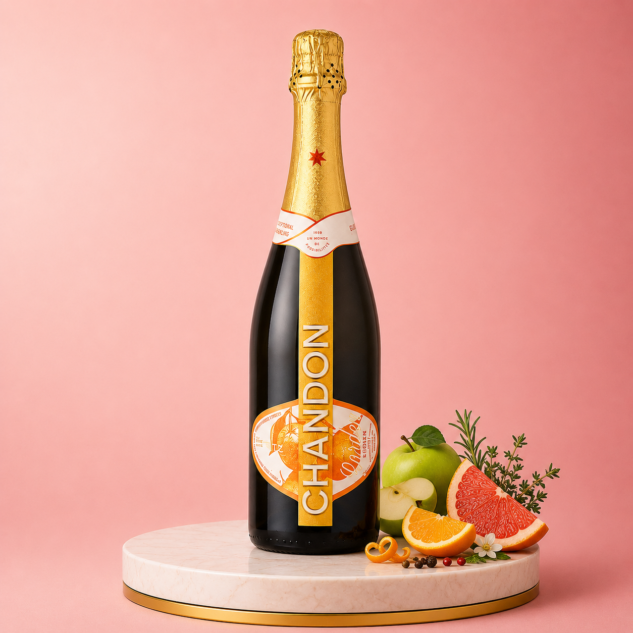 Chandon - Garden Spritz (+ gratis gedroogde sinaasappelschijfjes)