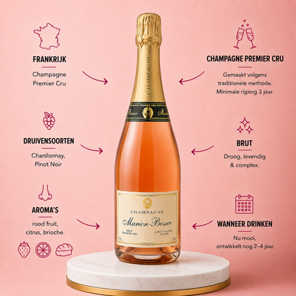 Marion-Bosser - Champagne Brut Rosé Premier Cru