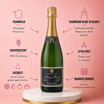Marion-Bosser - Champagne Extra-Brut Blanc de Blancs Premier Cru