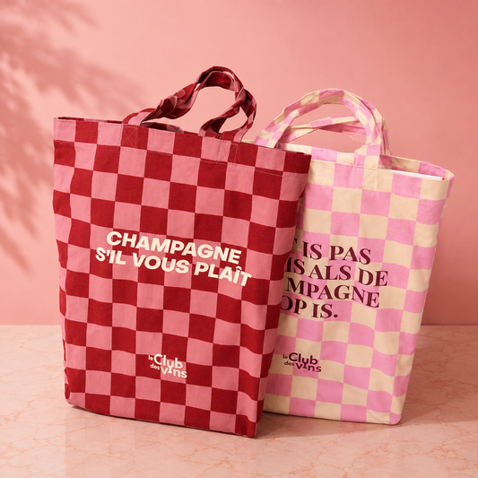 Katoenen Champagne Tas – Le Club Des Vins